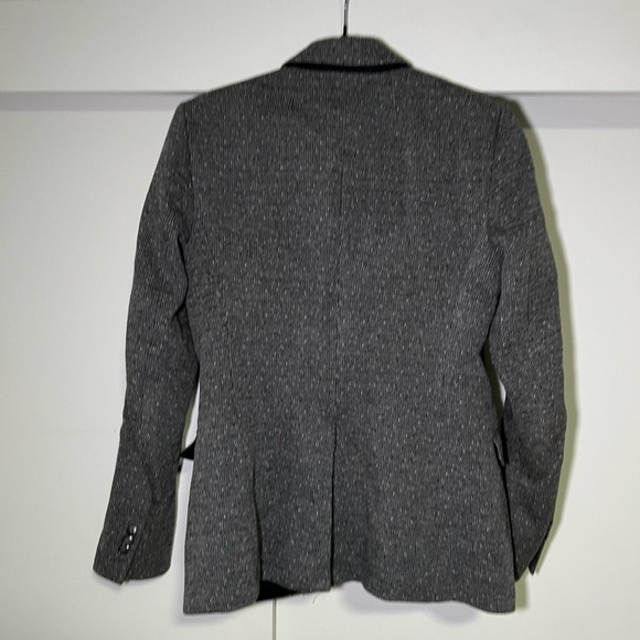 Theory Grey Tweed Blazer Size 8 - Picture 3 of 6